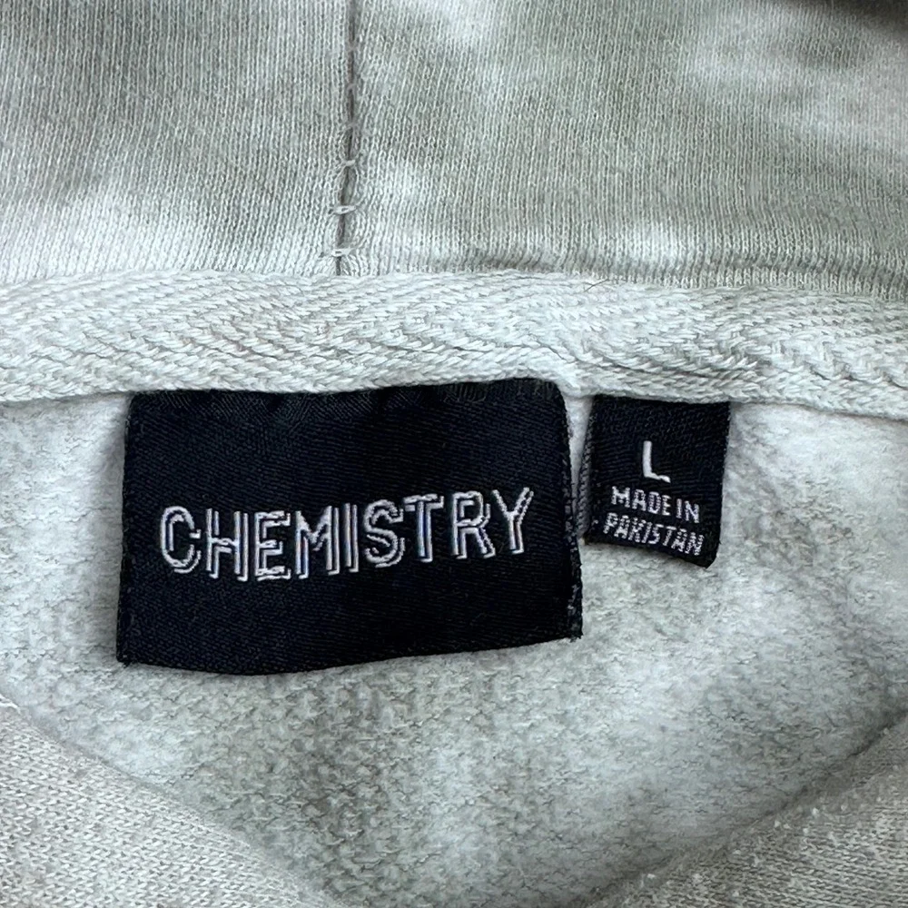Chemistry Poetic Justice Hoodie Mens Large Green Tie Dye TupacGraphic Sweatshirt